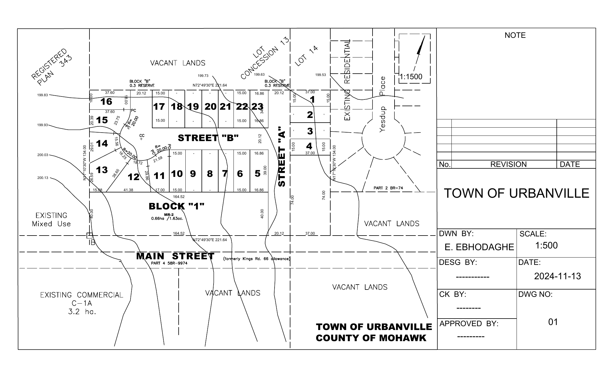 Residential Subdivision Plan Design - Town of Urbanville - Image 2